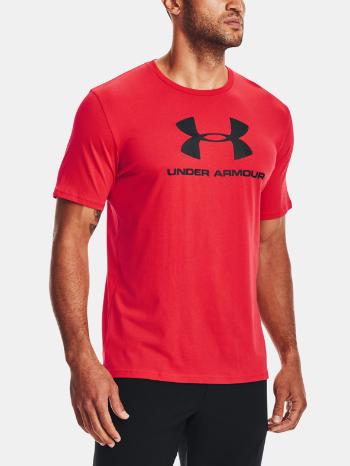 Under Armour UA Sportstyle Logo SS Triko Červená