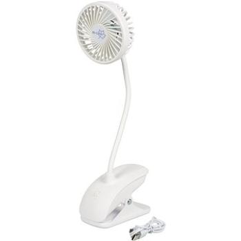 Bo-Camp Table fan with clamp Flex ABS white (8712013109503)