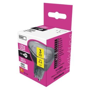 Emos LED žárovka Classic MR16 4,2W GU10 neutrální bílá