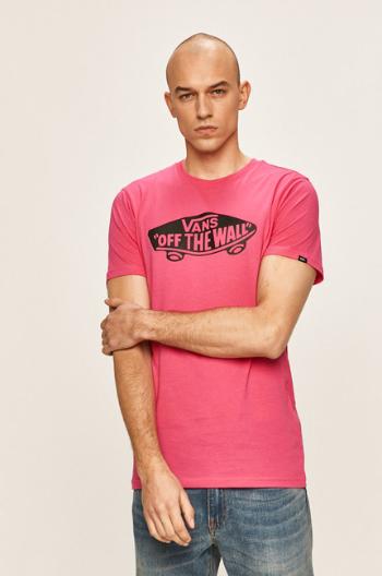 Pánské Tričko Vans MN Vans OTW T-shirt Pink - XL