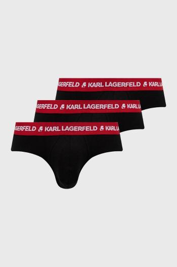 Spodní prádlo Karl Lagerfeld (3-pack) pánské, červená barva
