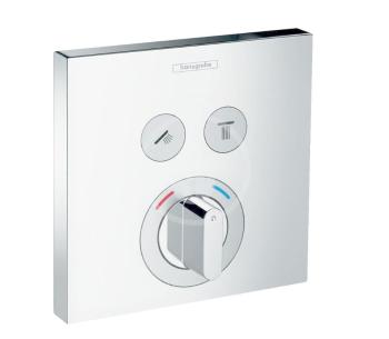 HANSGROHE Shower Select Baterie pod omítku pro 2 spotřebiče, chrom 15768000