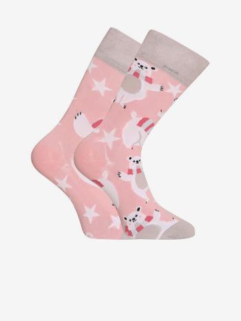 Dedoles Lední Medvěd na Bruslích Ponožky Růžová