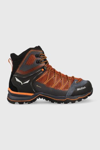 Boty Salewa Mountain Trainer Lite Mid Gtx pánské, oranžová barva