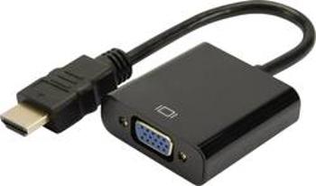 HDMI / VGA adaptér Digitus DA-70461, černá