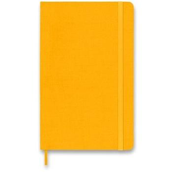 MOLESKINE Silk L, tvrdé desky, linkovaný, oranžový (QP060M2SILK)