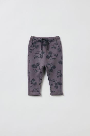 Dětské kalhoty OVS šedá barva, vzorované