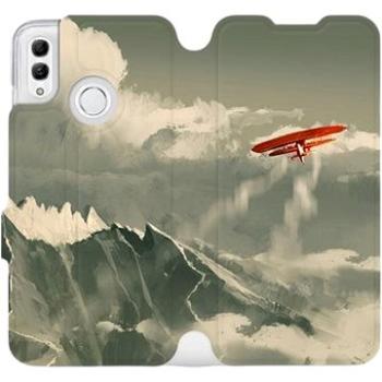 Flipové pouzdro na mobil Honor 10 Lite - MA03P Oranžové letadlo v horách (5903226712830)