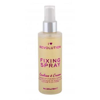 Makeup Revolution London I Heart Revolution Fixing Spray Cookies & Cream 100 ml fixátor make-upu pro ženy