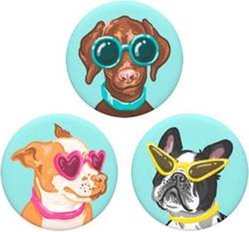 Stojan na mobilní telefon POPSOCKETS Posh Pups N/A, vícebarevná