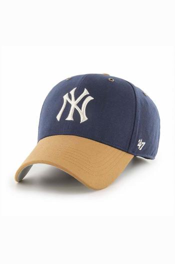 Čepice 47brand Mlb New York Yankees tmavomodrá barva, s aplikací