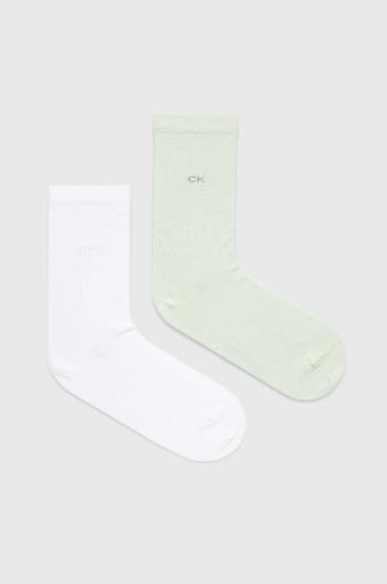 Ponožky Calvin Klein 2-pack dámské, černá barva, 701218769