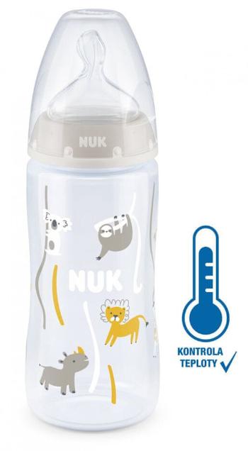 NUK FC+ láhev s kontrolou teploty 300 ml - béžová