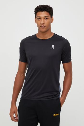 Běžecké tričko On-running Performance černá barva