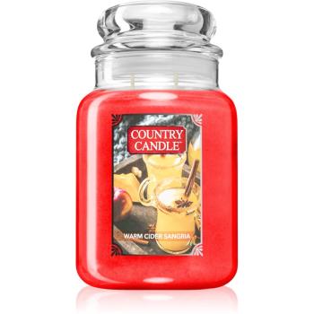 Country Candle Warm Cider Sangria vonná svíčka 680 g
