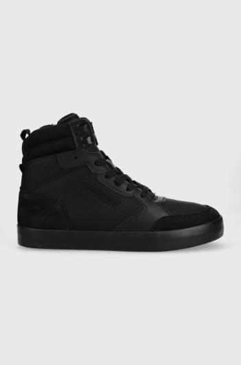Sneakers boty Calvin Klein Jeans Vulcanized Laceup Mid černá barva