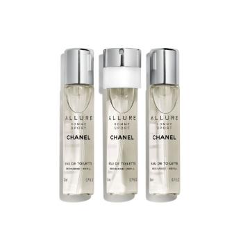 CHANEL Allure homme sport Toaletní voda v plnitelném cestovním rozprašovači - EAU DE TOILETTE 3X20ML 3 ml