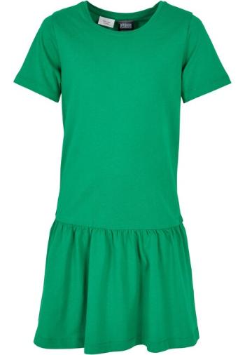 Urban Classics Girls Valance Tee Dress bodegagreen - 146/152