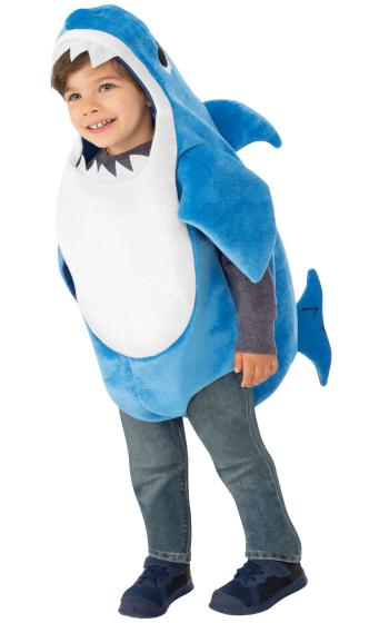 Rubies Dětský kostým Baby Shark - modrý Velikost nejmenší: 6 - 12 měsíců