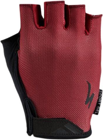 Specialized Men's Body Geometry Sport Gel Glove Short Finger - maroon L