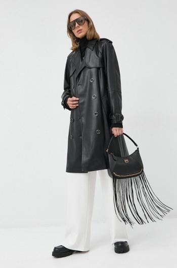 Kabát Marciano Guess dámský, černá barva, přechodný, dvouřadový
