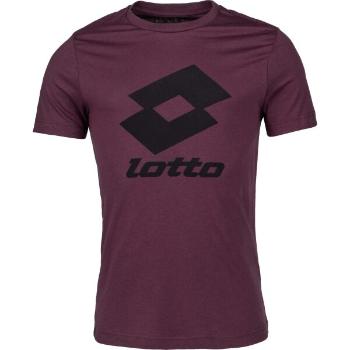 Lotto SMART II TEE JS Pánské tričko, vínová, velikost XL