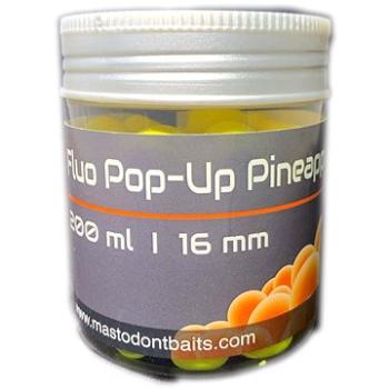 Mastodont Baits - Fluo Pop-Up Pineapple 16mm 200ml Žlutá (8594187921064)