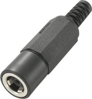 Nízkonapěťový konektor TRU COMPONENTS 1572254, 18 V/DC, 2 A, zásuvka, rovná, 4 mm, 1.45 mm, 1 ks