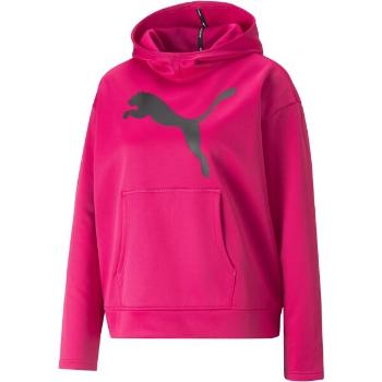 Puma TRAIN FAVORITE PWR FLEECE PO HOODIE Dámská mikina, růžová, velikost