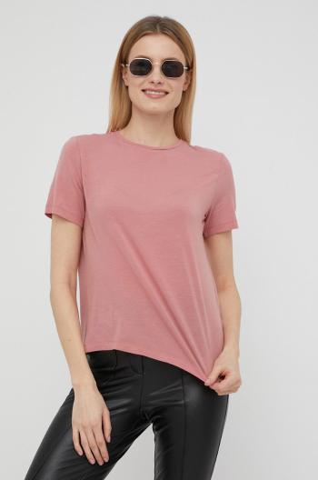 Tričko Vero Moda dámský, růžová barva