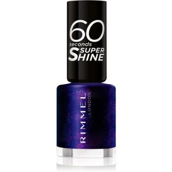 Rimmel 60 Seconds Super Shine lak na nehty odstín 563 Midnight Rush 8 ml