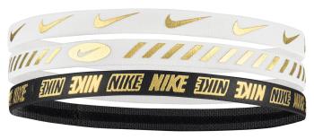 Nike w headbands 3.0 3 pk metallic os