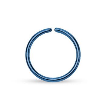 Šperky4U Piercing do nosu - kruh modrý - N0005-0810