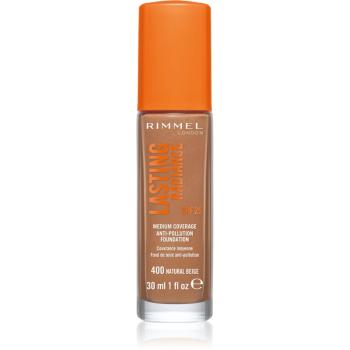 Rimmel Lasting Radiance rozjasňující make-up SPF 25 odstín 400 Natural Beige 30 ml