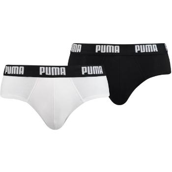 Puma BASIC BRIEF 2P Pánské slipy, bílá, velikost