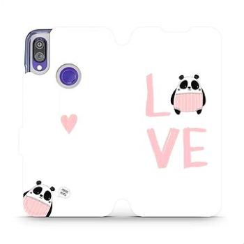 Flipové pouzdro na mobil Xiaomi Redmi Note 7 - MH09S Panda LOVE (5903226830244)