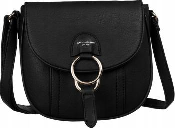 DAVID JONES ČERNÁ CROSSBODY KABELKA 6851-1 BLACK Velikost: ONE SIZE