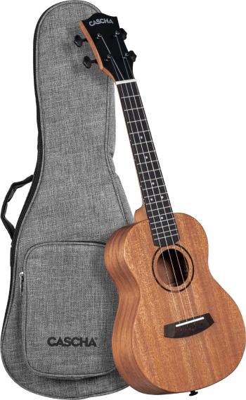 Cascha Concert Ukulele Mahogany Solid Natural Koncertní ukulele