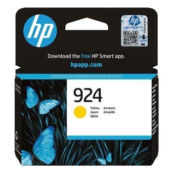 HP 4K0U5NE - originální cartridge HP 924, žlutá