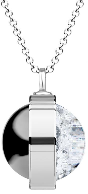Preciosa Unikátní stříbrný náhrdelník Singularis Kombi 6116 70 (řetízek, přívěsek)