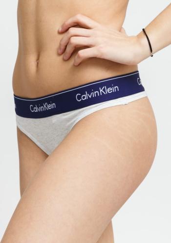 Dámská tanga Calvin Klein F3786 S Sv. šedá