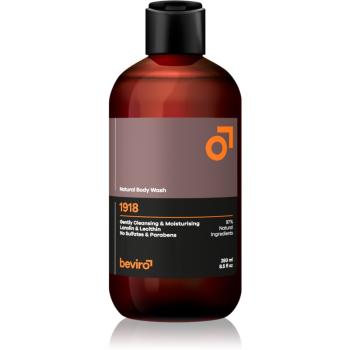 Beviro Natural Body Wash 1918 sprchový gel pro muže 250 ml