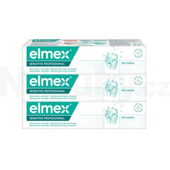 Elmex Sensitive Professional zubní pasta 3x75 ml