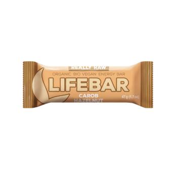 Tyčinka Lifebar karobová s lískovými ořechy 47 g BIO LIFEFOOD