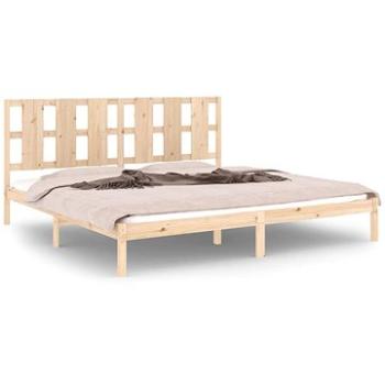 Rám postele masivní dřevo 180 × 200 cm Super King, 3105615 (3105615)