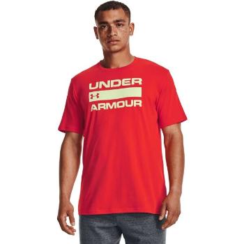 Under Armour UA TEAM ISSUE WORDMARK SS Pánské triko, červená, velikost XL