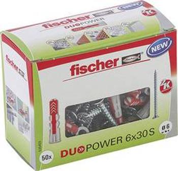 2komponentní hmoždinka Fischer DUOPOWER 6x30 S LD 535459, Vnější délka 30 mm, Vnější Ø 6 mm, 50 ks