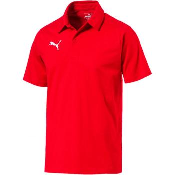 Puma LIGA CASUALS POLO Pánské triko, červená, velikost M
