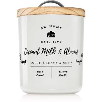 DW Home Farmhouse Coconut Milk & Almond vonná svíčka 241 g