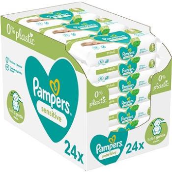 PAMPERS Sensitive Plastic Free 24 x 52ks (8006540523124)